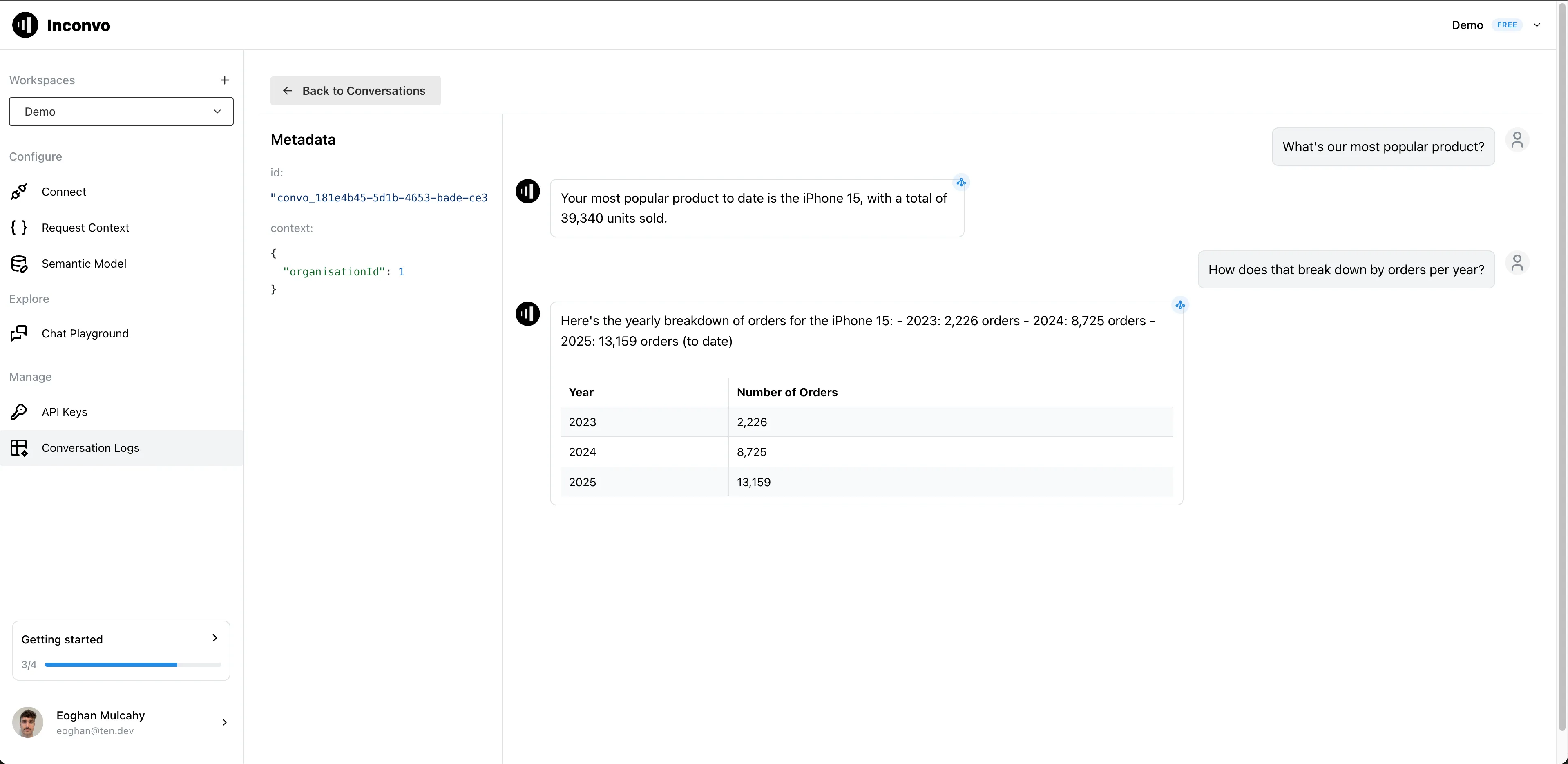 Conversation Details